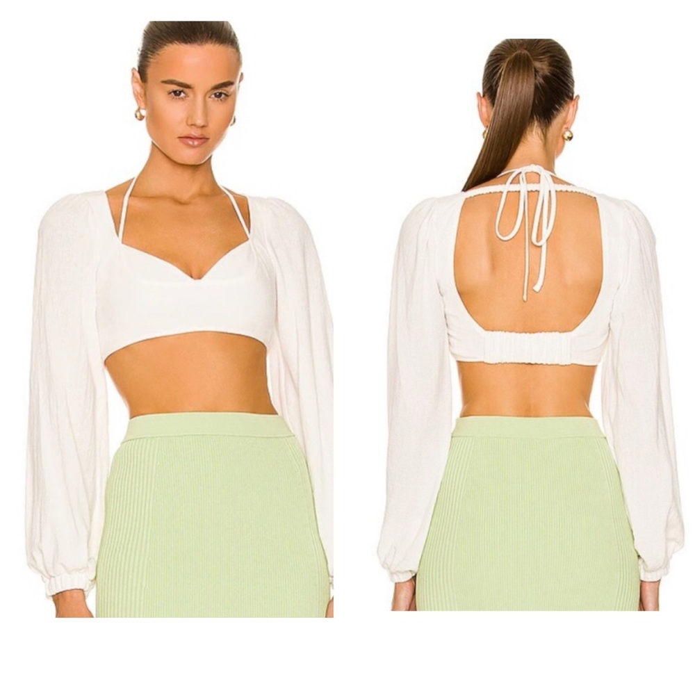 Jonathan Simkhai Enya Crop Top Size 8